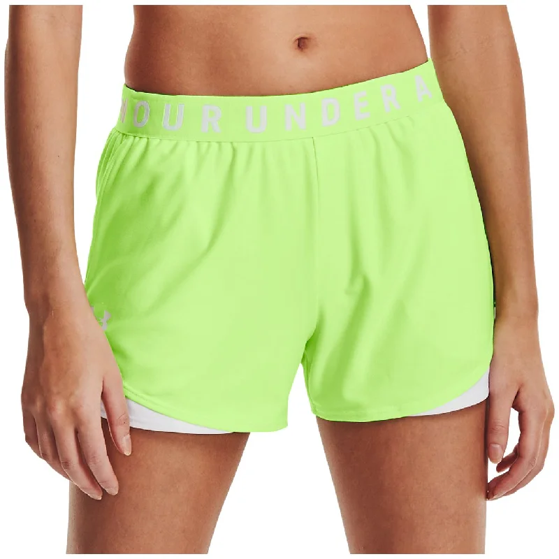 Yoga Shorts for Deep Poses -Under Armour Play Up 3.0 Womens Running Shorts - Green