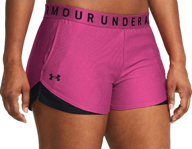 Comfortable Yoga Shorts for Movement -Under Armour Play Up 3.0 Womens Running Shorts - Pink Comfortable Yoga Shorts for Movement -Under Armour Play Up 3.0 Womens Running Shorts - Pink
