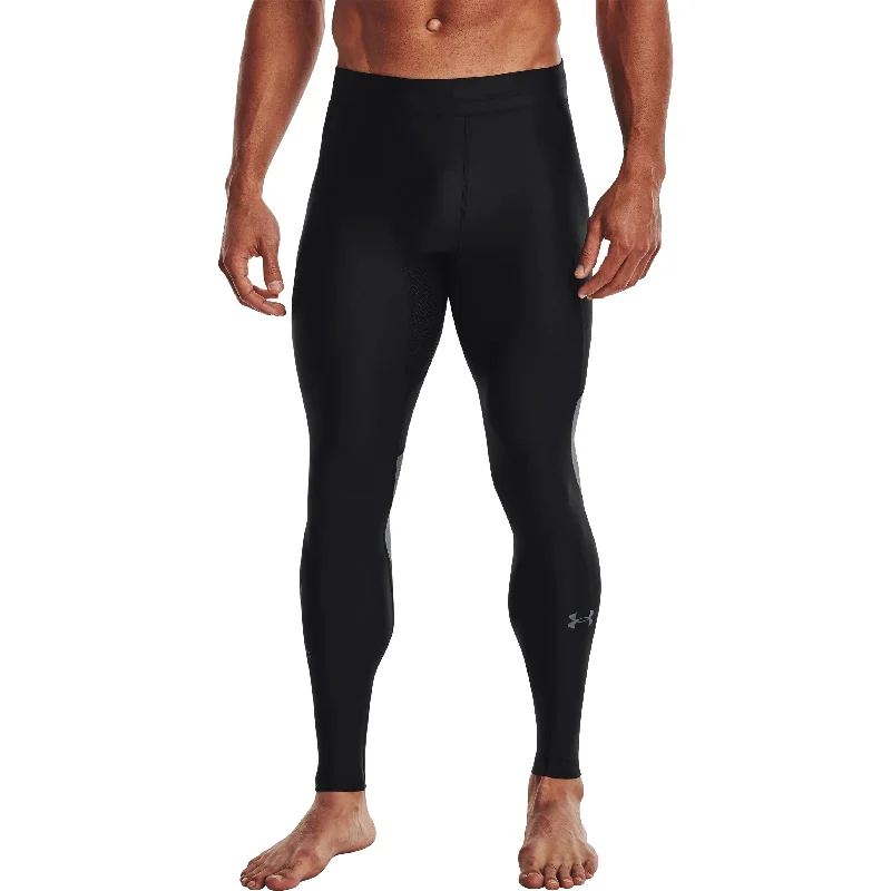 Yoga Shorts for Fitness and Recovery -Under Armour Project Iso-Chill Mens Long Training Tights - Black Yoga Shorts for Fitness and Recovery -Under Armour Project Iso-Chill Mens Long Training Tights - Black