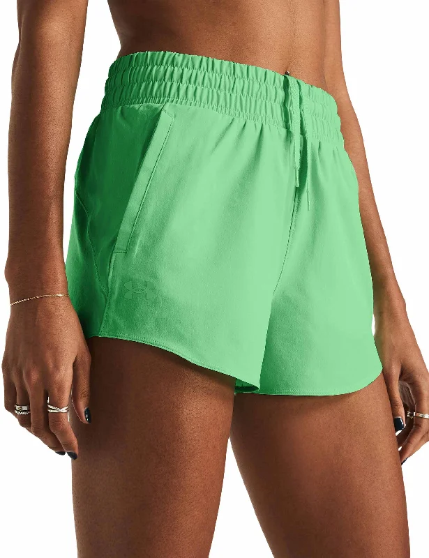 Stylish Yoga Shorts for Deep Flexibility -Vanish 3" Shorts - Matrix Green