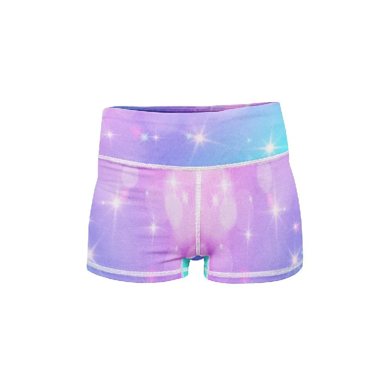 Stretchable Yoga Shorts for Women -Unicorn Dreams Yoga Shorts