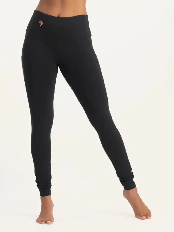 High-Waisted Yoga Pants for Better Support -Urban Goddess Tara Pocket Yoga Leggings - Onyx Black High-Waisted Yoga Pants for Better Support -Urban Goddess Tara Pocket Yoga Leggings - Onyx Black