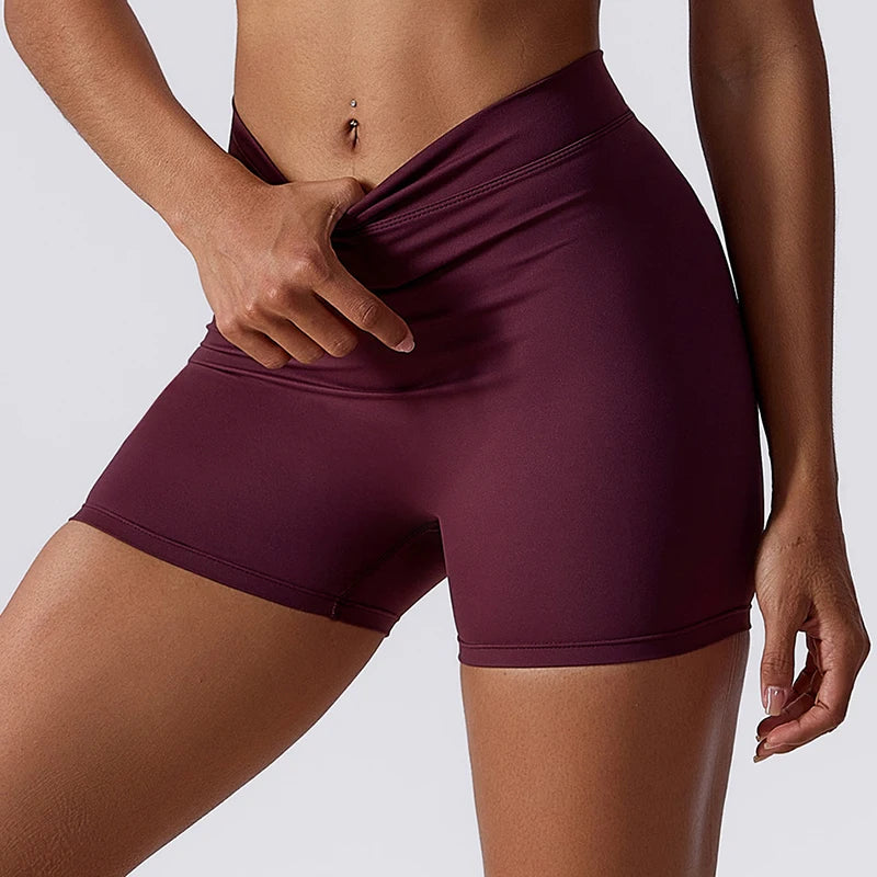 Stylish Yoga Shorts for Women -V-Back Yoga Shorts