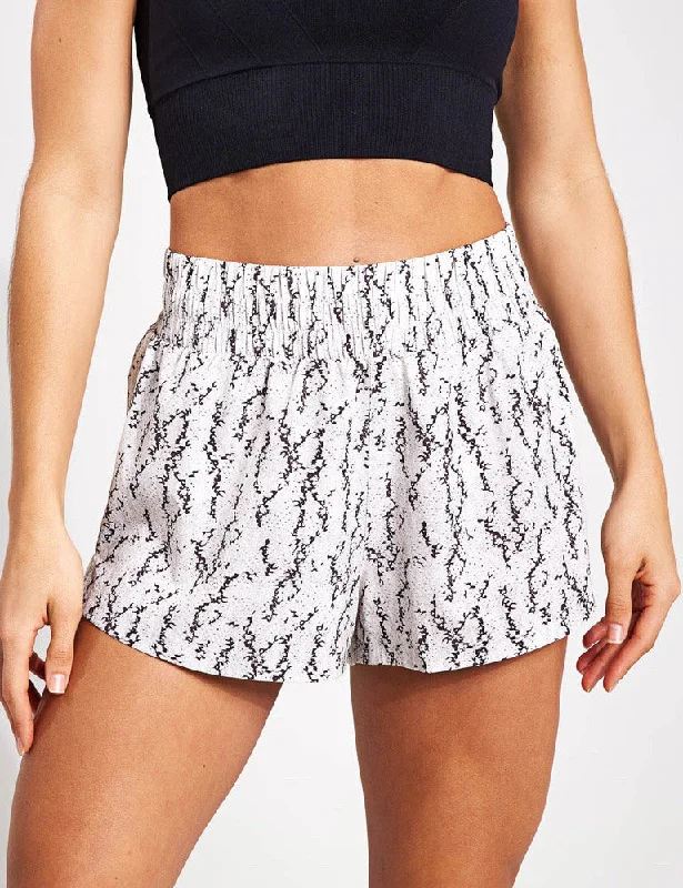 Yoga Shorts for High-Endurance Activities -Kallin Running Short 1.5" - Sand Fragment Snake Yoga Shorts for High-Endurance Activities -Kallin Running Short 1.5" - Sand Fragment Snake