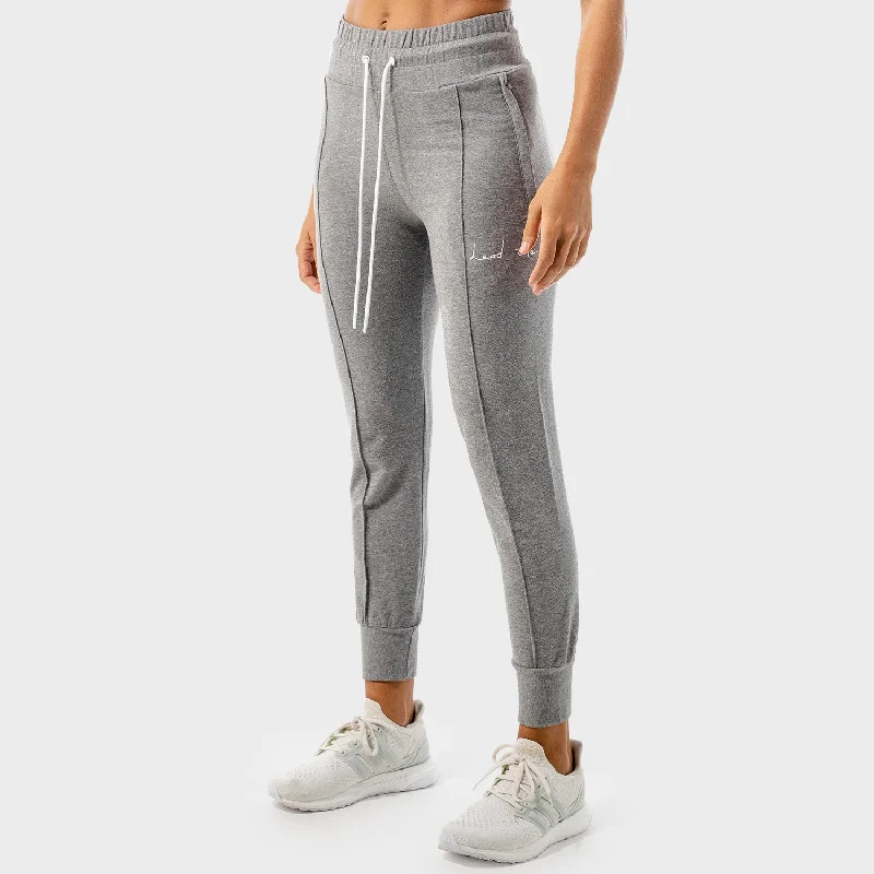 Yoga Pants for Gentle Movement -Vibe Joggers - Grey Marl