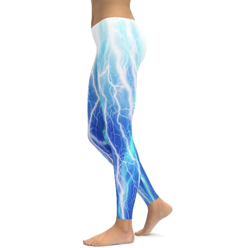 Yoga Pants for Recovery -Vibrant Lightning Leggings