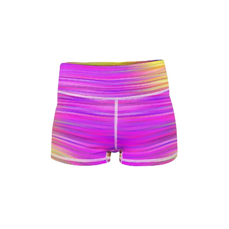 Soft Yoga Shorts for Relaxation and Yoga -Vibrant Yoga Shorts