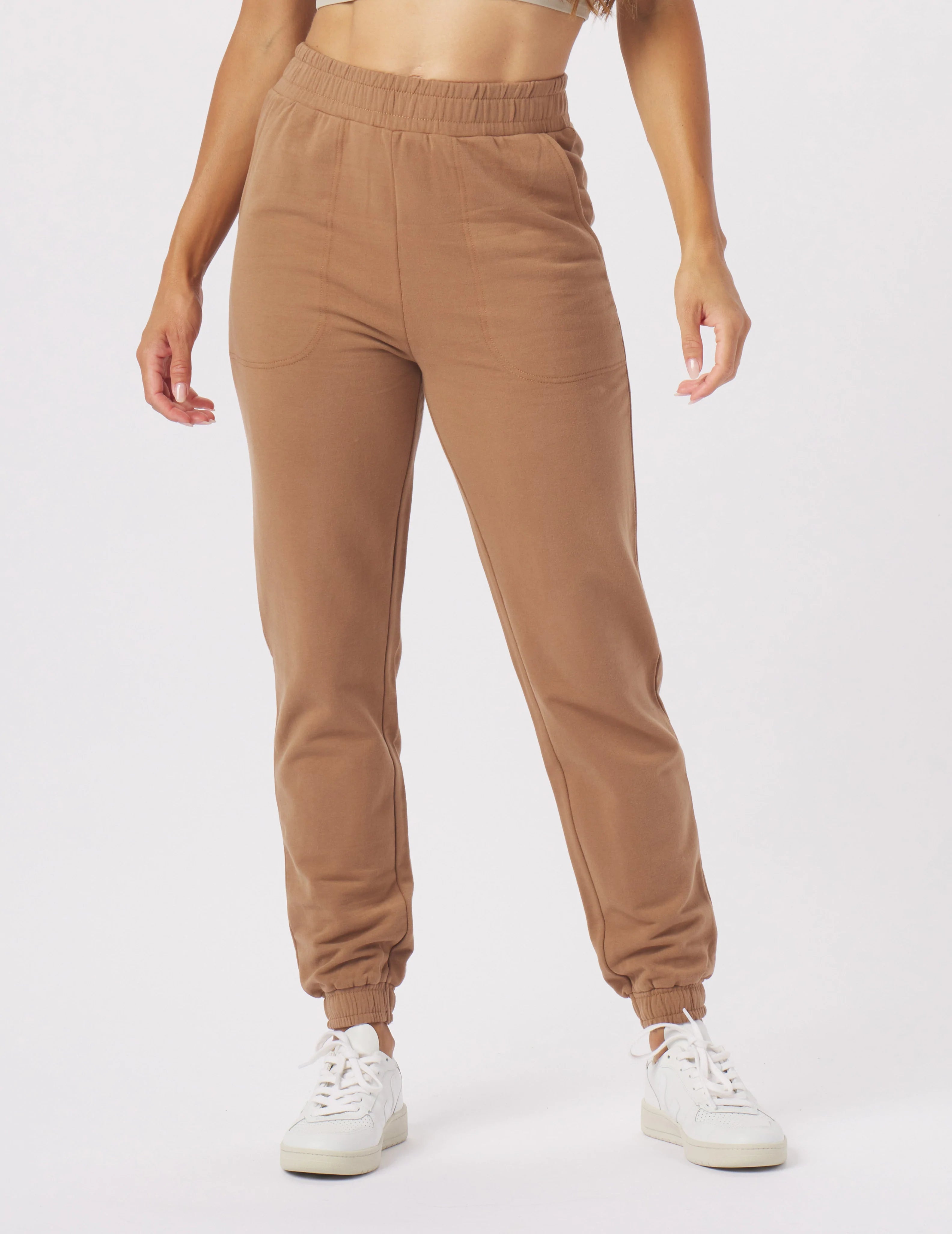 Best Yoga Pants for Flexibility -Vintage Oversized Jogger: Almond
