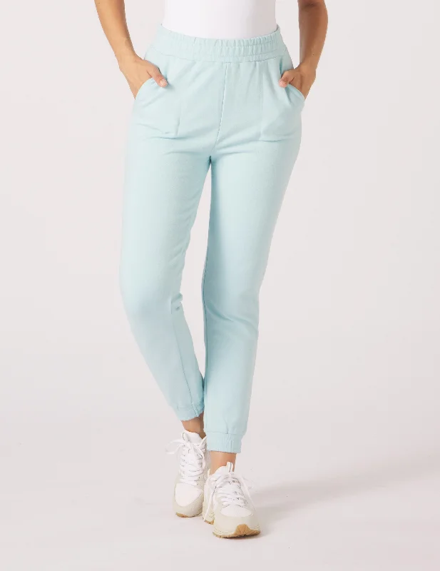 Stylish Yoga Pants for Gym -Vintage Oversized Jogger: Hydrangea