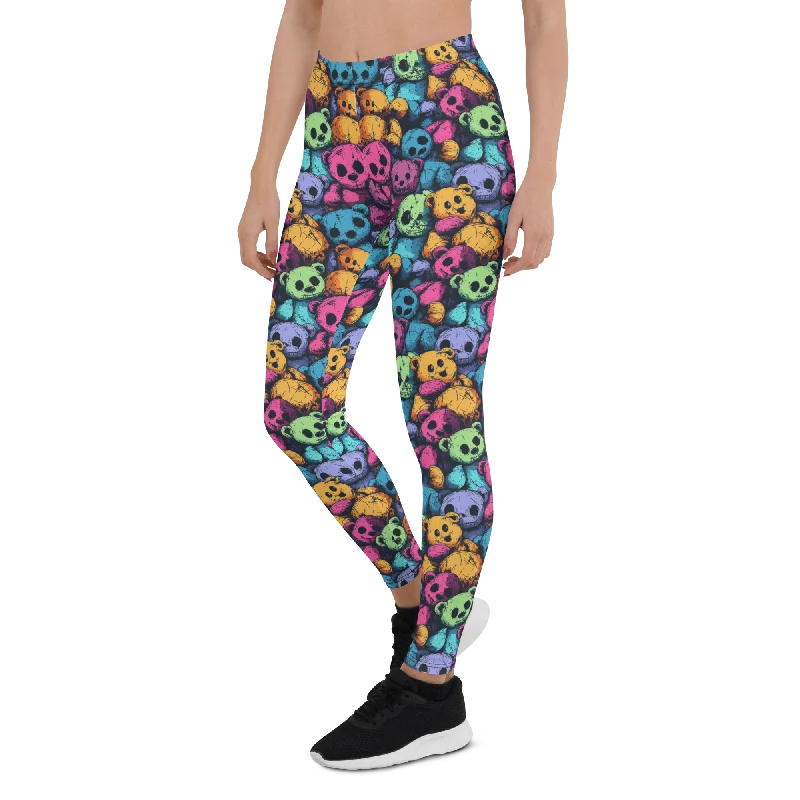 Soft, Compression Yoga Pants -Vintage Teddy Leggings