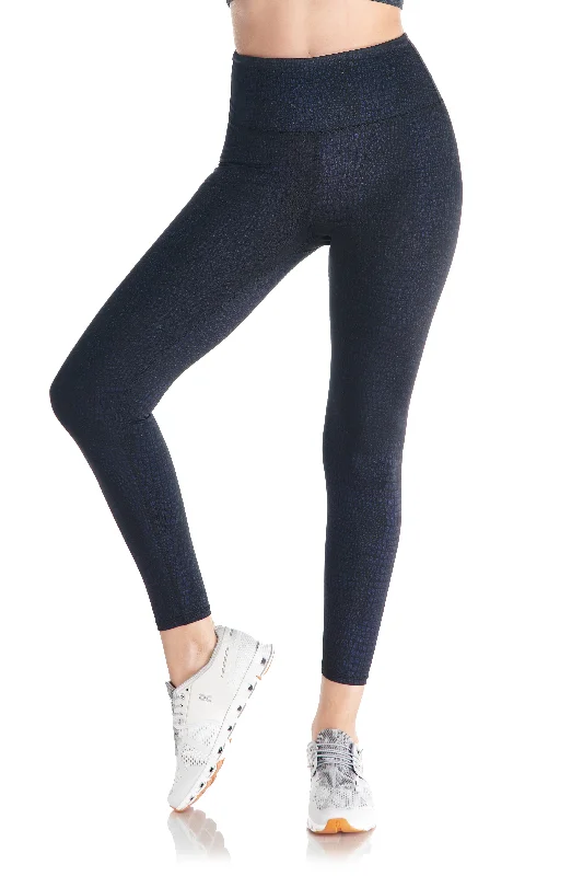 Full-Length Yoga Pants for Every Workout -Viper Snakeskin High-Waist Leggings