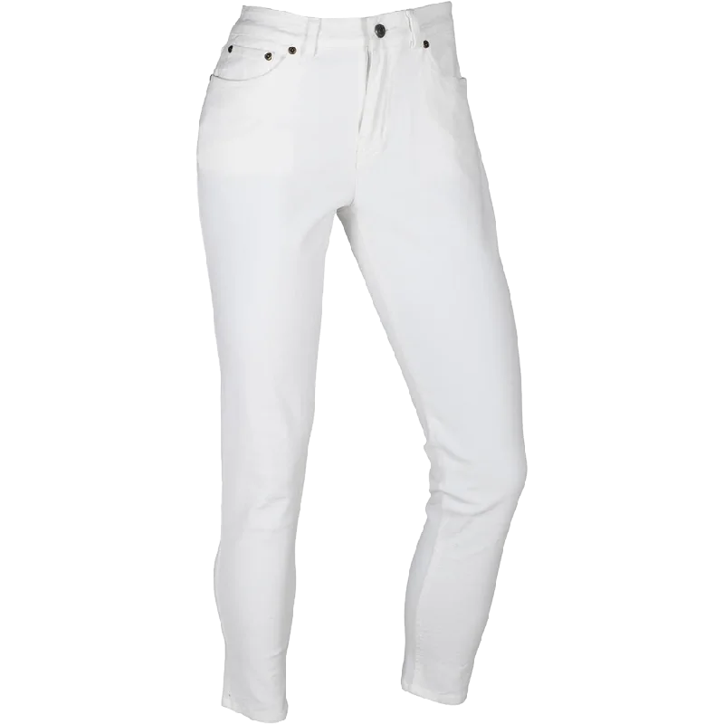 Yoga Pants for Intense Flexibility Practice -Women's Emery Crop Jean Slim Fit