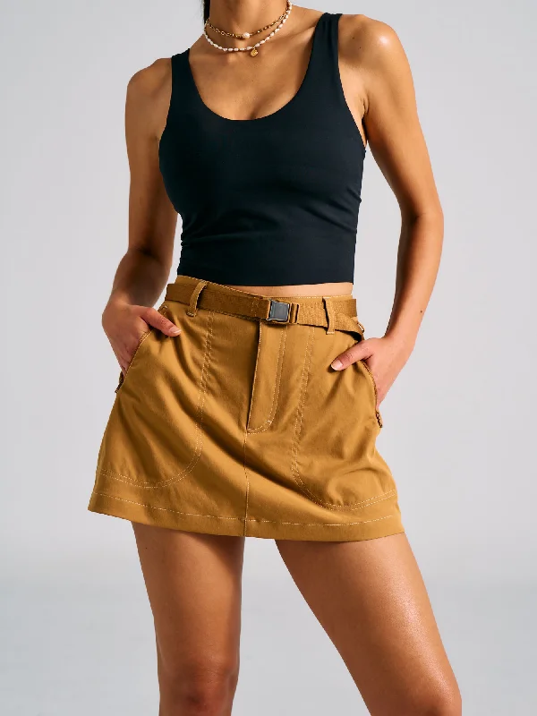 Seamless Yoga Shorts -Outdoor 4" Skort