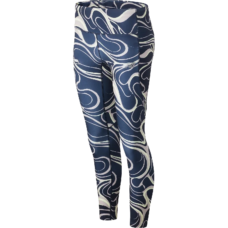 Affordable Yoga Pants for Comfort -Women's Printed Impact Run Crop