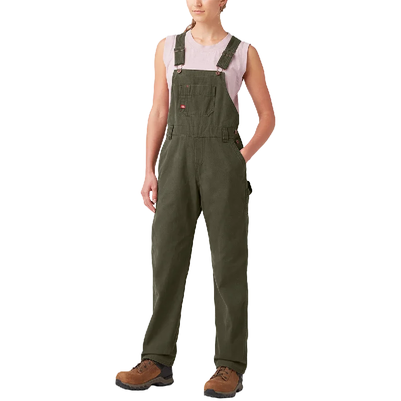 Yoga Pants for Easy Movement -Women's Relaxed Fit Bib Overalls