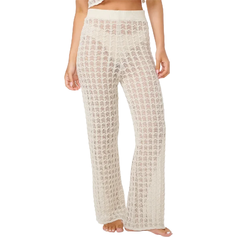 High Compression Leggings -Women's Santorini Sun Crochet Pant