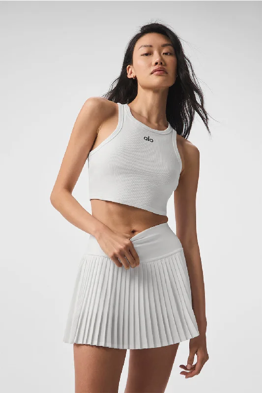 Yoga Tops for High Support -Aspire Tank - White/Black