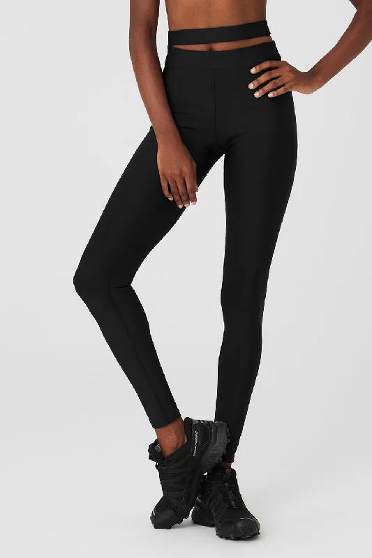 Flexible Fit Yoga Pants -Airlift High-Waist All Access Legging - Black
