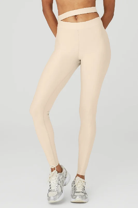 High-Waisted Leggings for Yoga -Airlift High-Waist All Access Legging - Macadamia