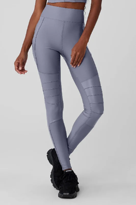 Seamless Yoga Pants -Airlift Winter Warm High-Waist Supermoto Legging - Fog