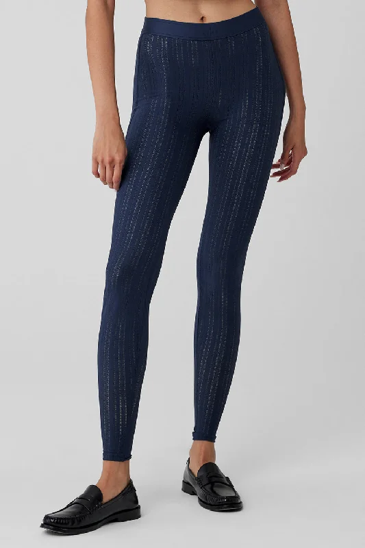 Yoga Pants for Comfort and Support -High-Waist Euphoria Legging - Navy