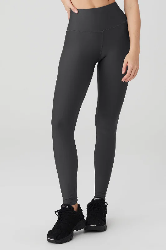 Stretchable Yoga Pants for Women -High-Waist Airlift Legging - Anthracite