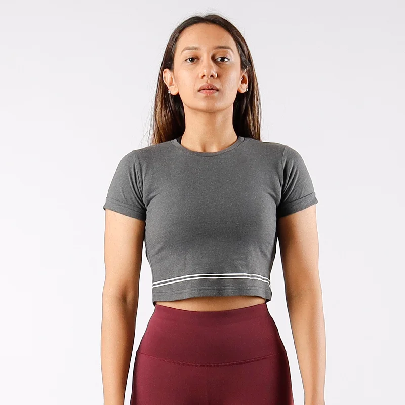 Yoga Tops for Studio and Training -Warrior 360° Crop Tee Half Sleeves