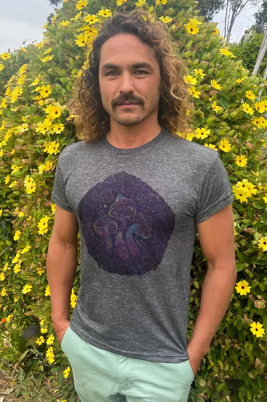 Seamless Yoga Tops for Comfort and Fit -Unisex Magic Mushroom High Performance Tee