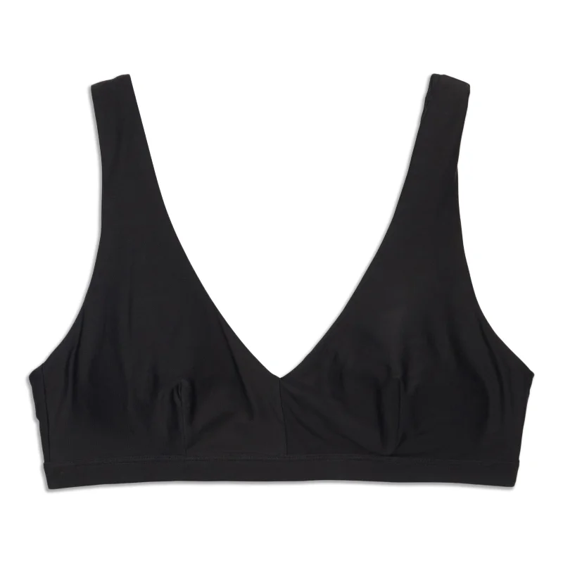 Yoga Tops with Breathable Fabric for Hot Weather -Waterside V Swim Top C/D - Resale