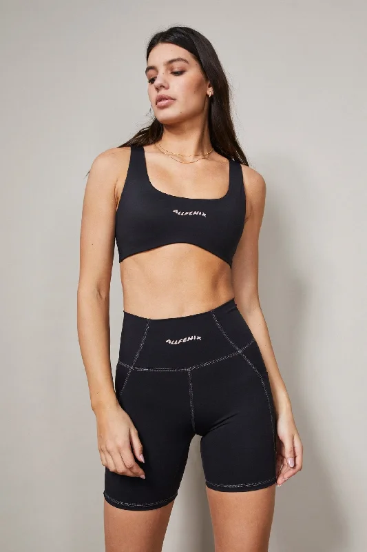 Plus Size Yoga Shorts -Waves Extend Bike Short