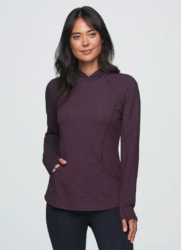 Yoga Tops for Comfortable and Flexible Movement -Weekend French Terry Hoodie