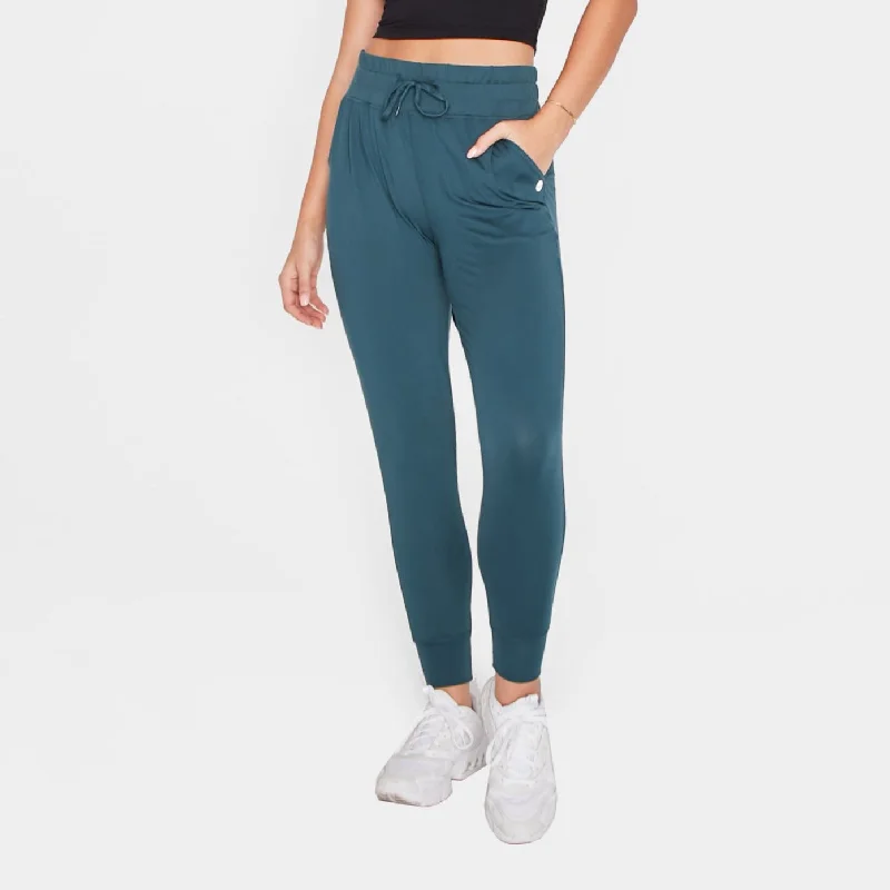 Best Fit Yoga Pants for Active Movement -Weekend Joggers - Pacific
