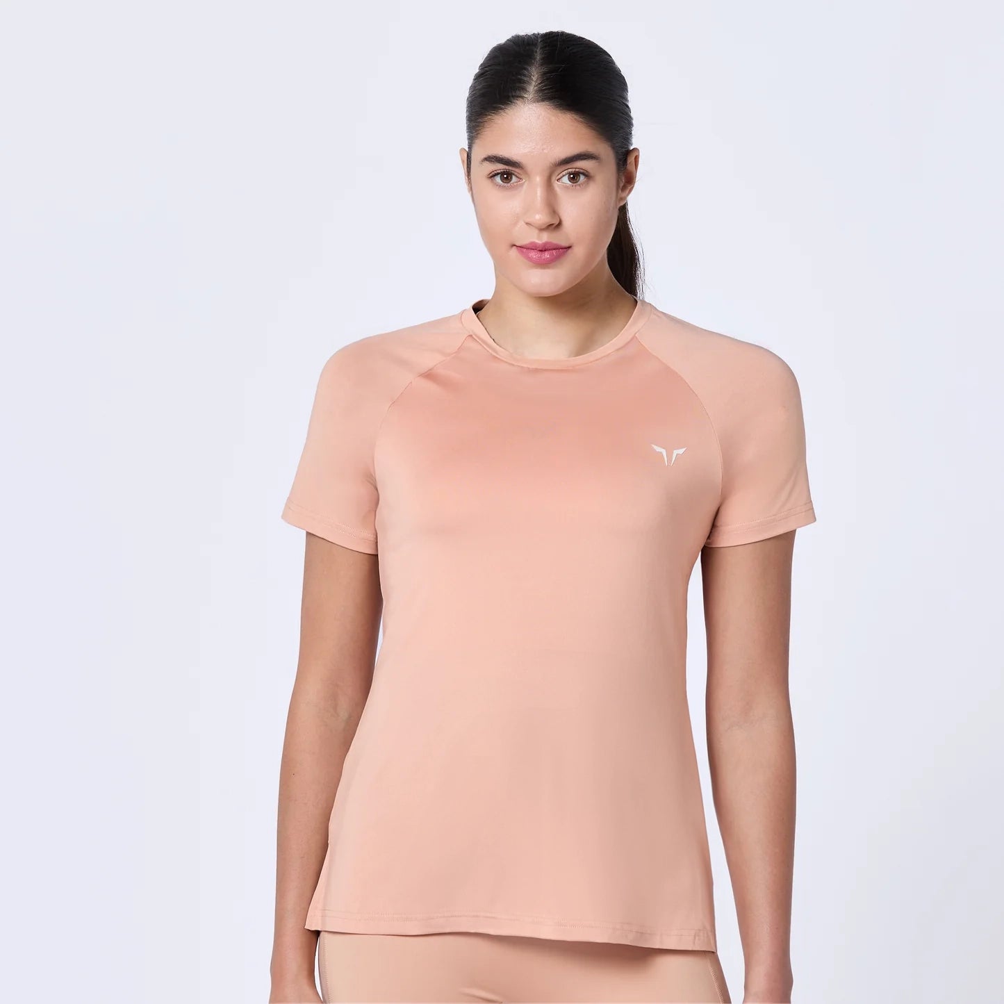 Breathable Yoga Tops for Yoga Practice -Weightless Tee - Maple Sugar