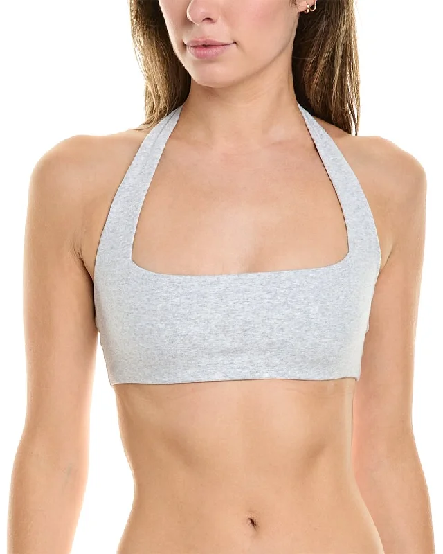 Yoga Shorts for Strengthening and Flexibility -WeWoreWhat Square Neck Halter Bra