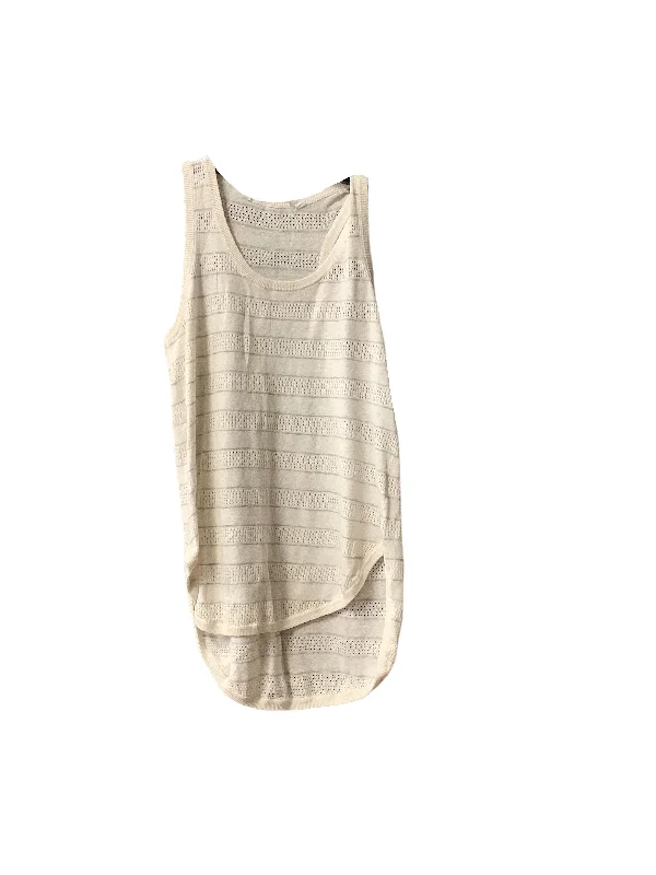 Yoga Tops for Strength and Flexibility -White Athletic Tank Top Athleta, Size S