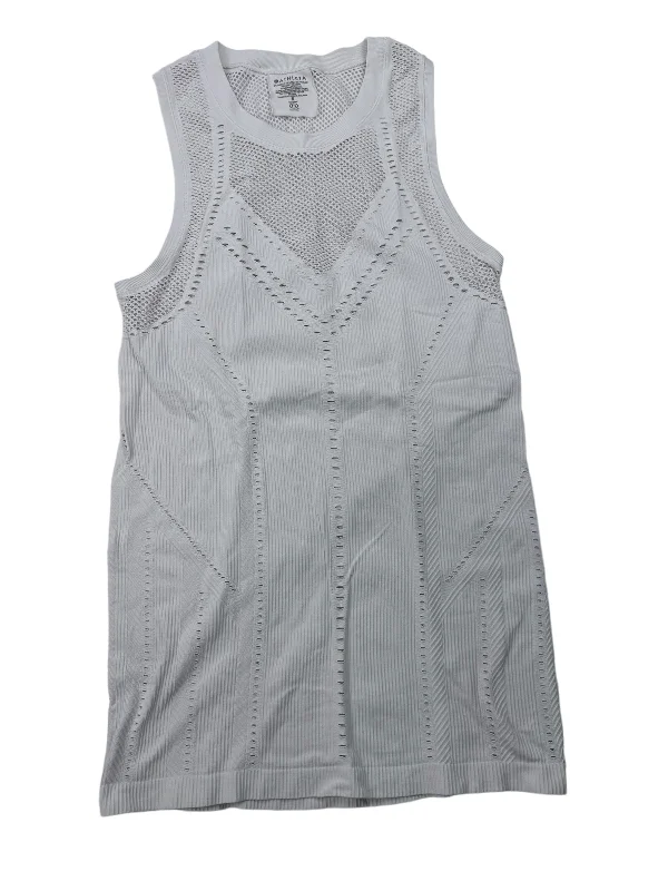 Women's Yoga Tops for Active Sessions -White Athletic Tank Top Athleta, Size S