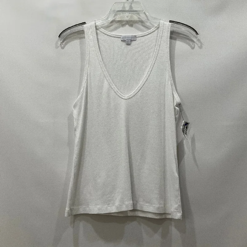 Yoga Tops for Hot Yoga and Intense Practice -White Athletic Tank Top Beyond Yoga, Size M
