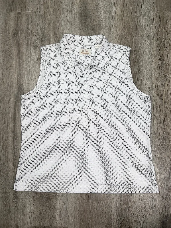 High-Quality Yoga Tops for Women -White Athletic Tank Top EP Pro, Size Xl