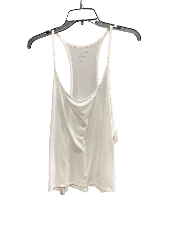 Women's Yoga Tops for Every Practice -White Athletic Tank Top Gapfit, Size Xl