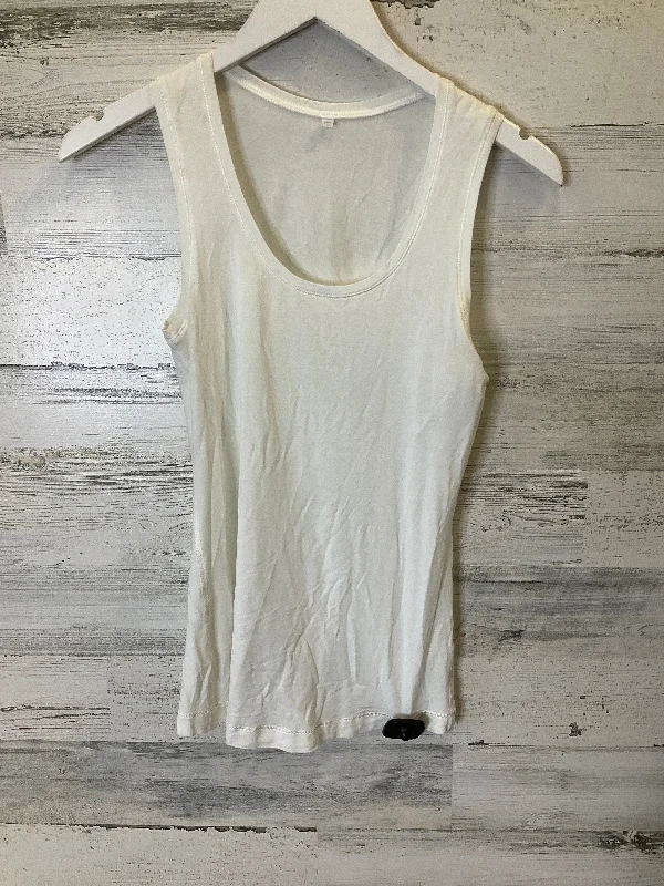 Cool Yoga Tops for Hot Weather -White Athletic Tank Top Lululemon, Size 4