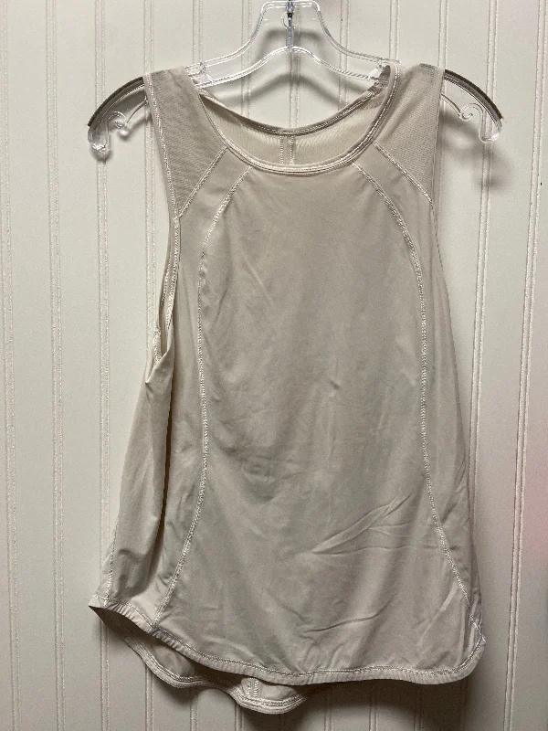 Performance Yoga Tops for Relaxation -White Athletic Tank Top Lululemon, Size Xs