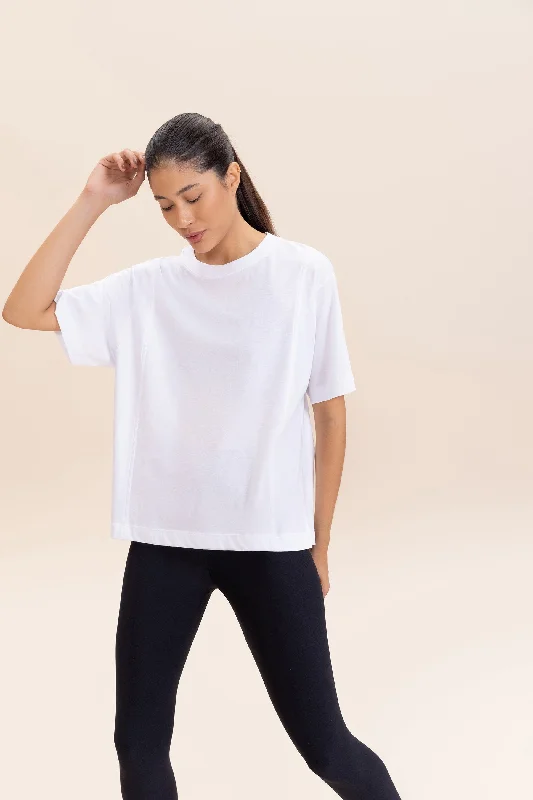 Yoga Tops for Active Lifestyles -Wide Soft Pima T-shirt