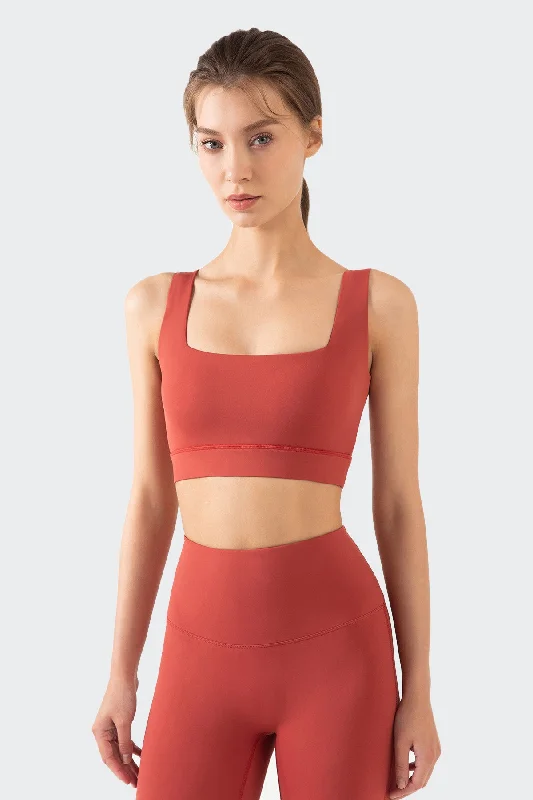 Yoga Bar for Low Glycemic Index -Wide Straps Bra Light Support