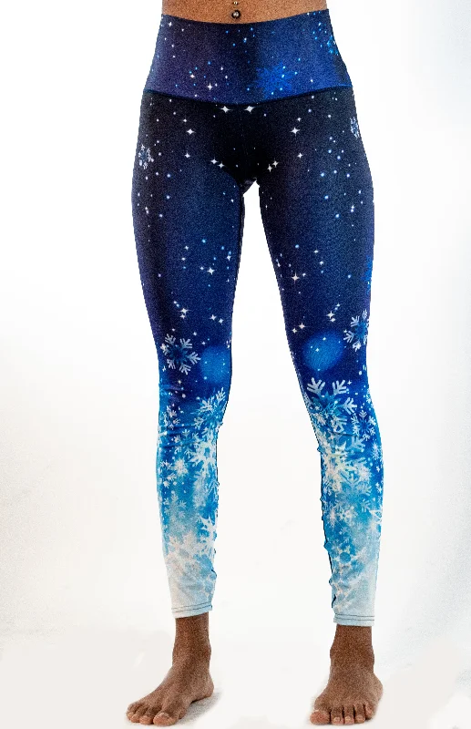 High-Waisted Yoga Pants for Support -Limited Edition Winter Dream Yoga Pants