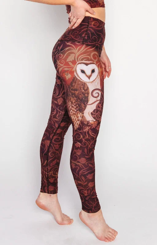 Yoga Pants for Outdoor Activities -Wisdom Seeker Printed Yoga Leggings