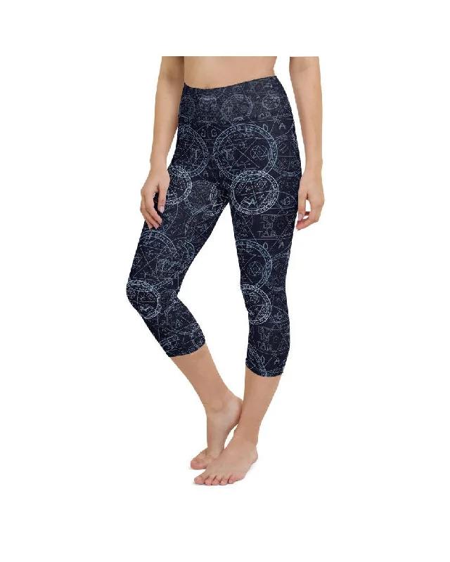 Yoga Pants for Comfort and Style -Witchcraft Yoga Capris