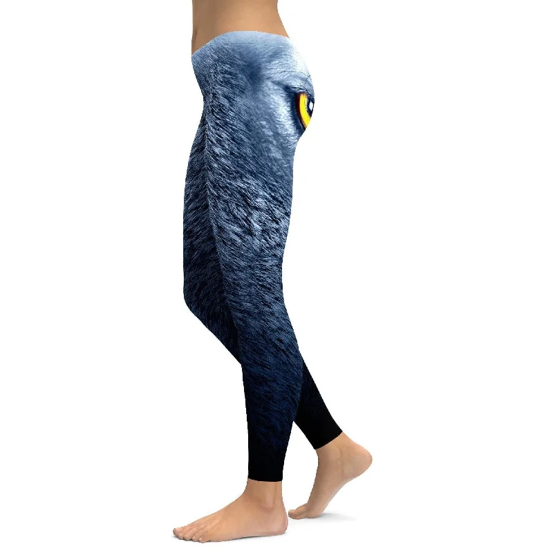 Breathable Stretch Yoga Pants -Wolf Eyes Leggings