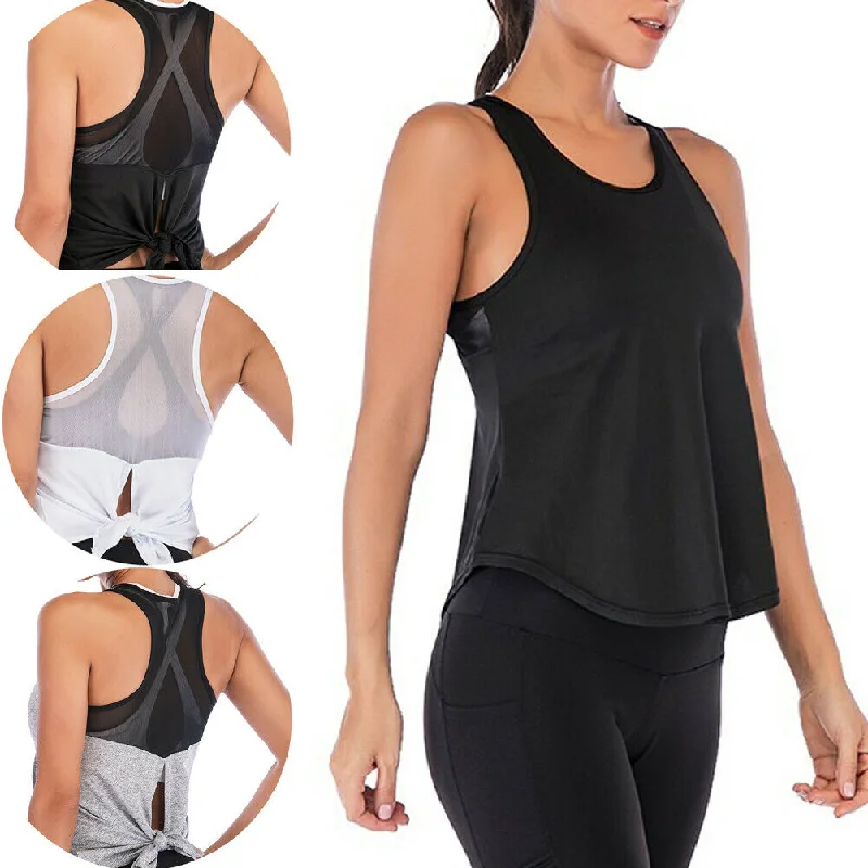 Yoga Tops for All-Day Comfort -Women Fitness Sports Shirt Sleeveless Yoga Top Running GymShirt Vest Athletic Undershirt Yoga Gym Wear Tank Top Quick Dry Yoga Tops for All-Day Comfort -Women Fitness Sports Shirt Sleeveless Yoga Top Running GymShirt Vest Athletic Undershirt Yoga Gym Wear Tank Top Quick Dry