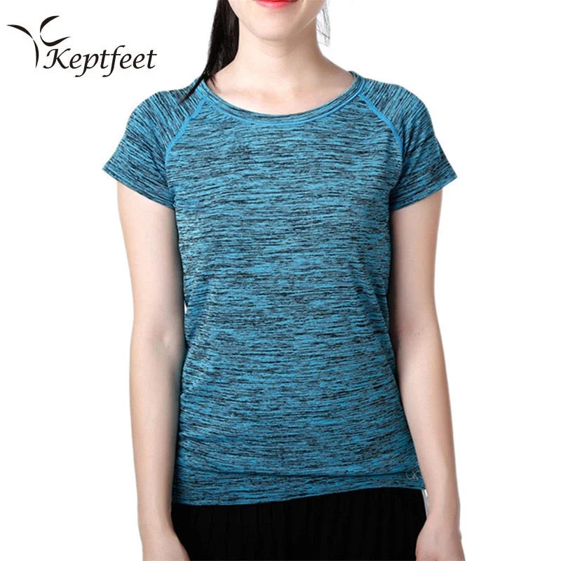 Yoga Tops for Support and Comfort in Class -Women Quick Dry Sport Shirt,Professional Short Sleeve Breathable Exercises Yoga Top T-Shirts For Gym Running Fitness Yoga Tops for Support and Comfort in Class -Women Quick Dry Sport Shirt,Professional Short Sleeve Breathable Exercises Yoga Top T-Shirts For Gym Running Fitness