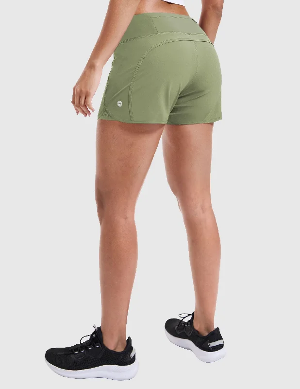 Women's Yoga Shorts for All Activities -Women's 2 in 1 Running Shorts with Liner Zipper Pocket 3" Women's Yoga Shorts for All Activities -Women's 2 in 1 Running Shorts with Liner Zipper Pocket 3"